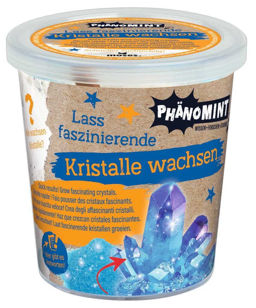 PhänoMINT Kristalle züchten blau