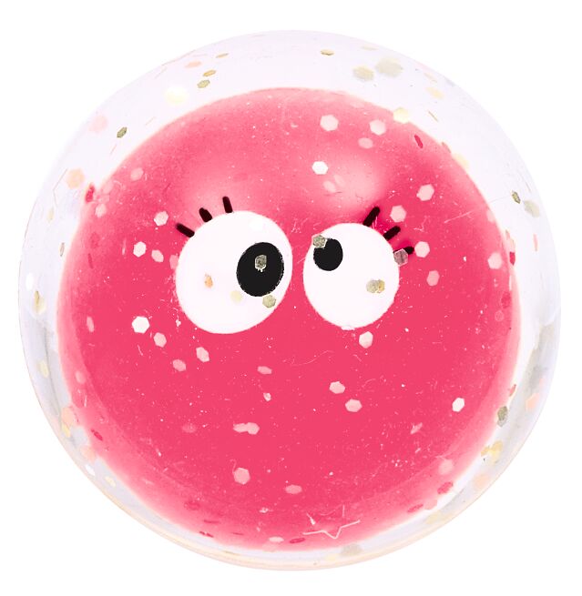 Lustiger Augenflummi pink