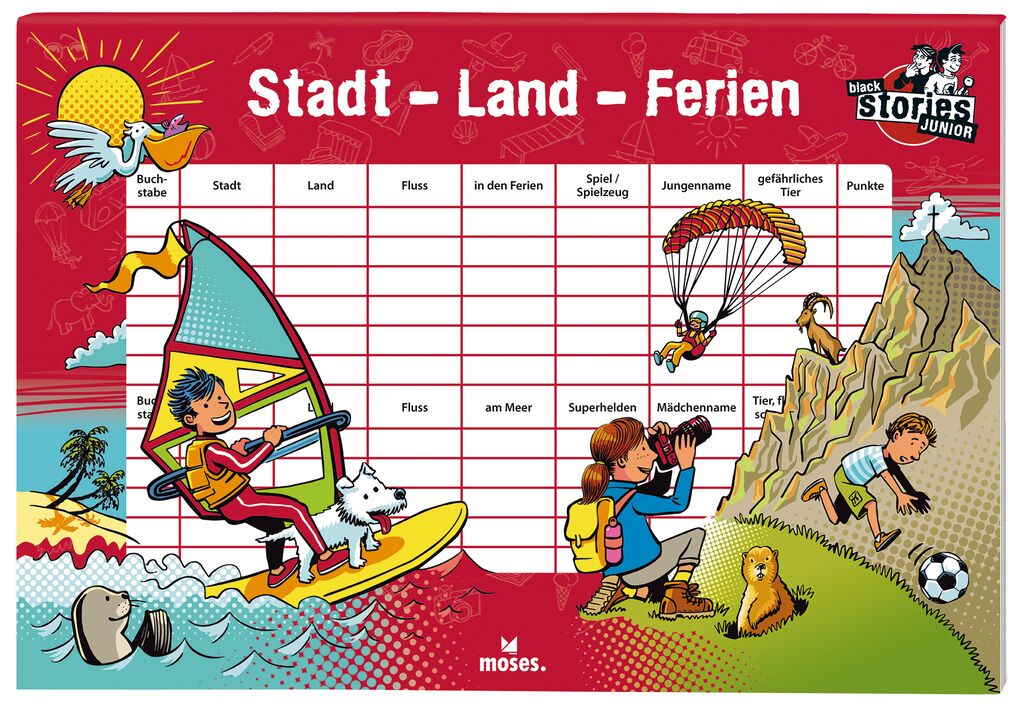 Stadt-Land-Ferien - black stories Junior