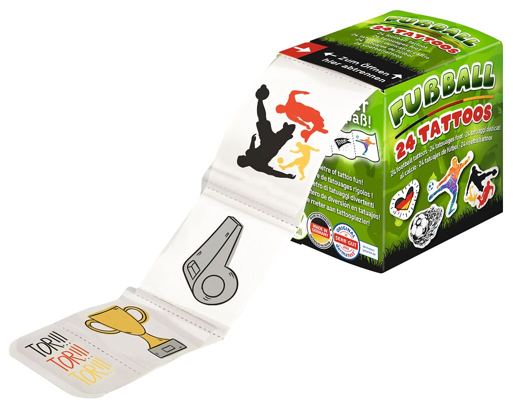 Fußball Tattoos von der Rolle