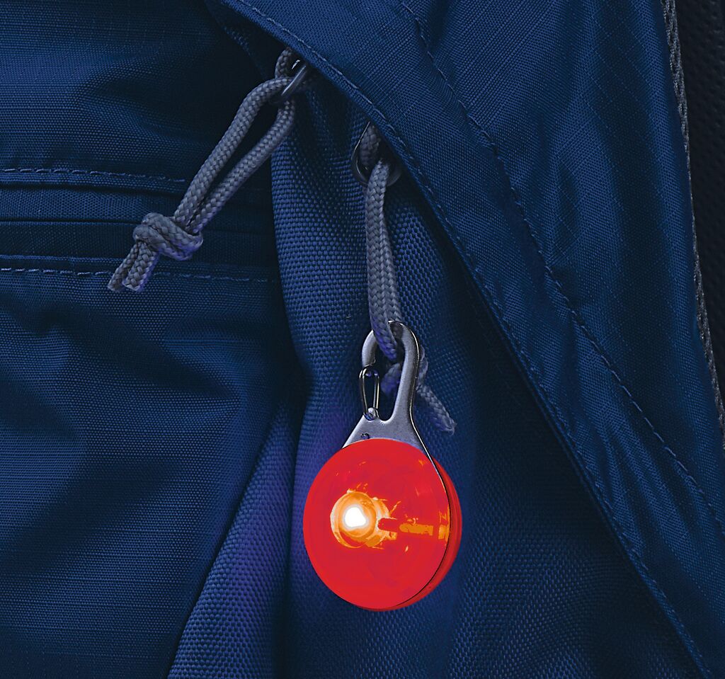 Leuchtender Clip-Anhänger mit LED (versch. Farben)