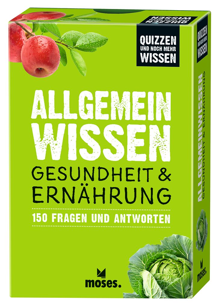 Quizzen & Wissen: Allgemeinwissen Gesundheit & Ernährung - 150 Fragen & Antworten