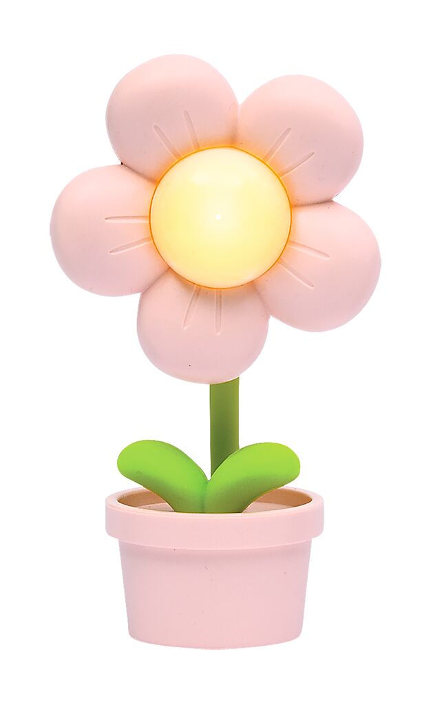 Mini-Blumenlampe Frühlingszauber rosa
