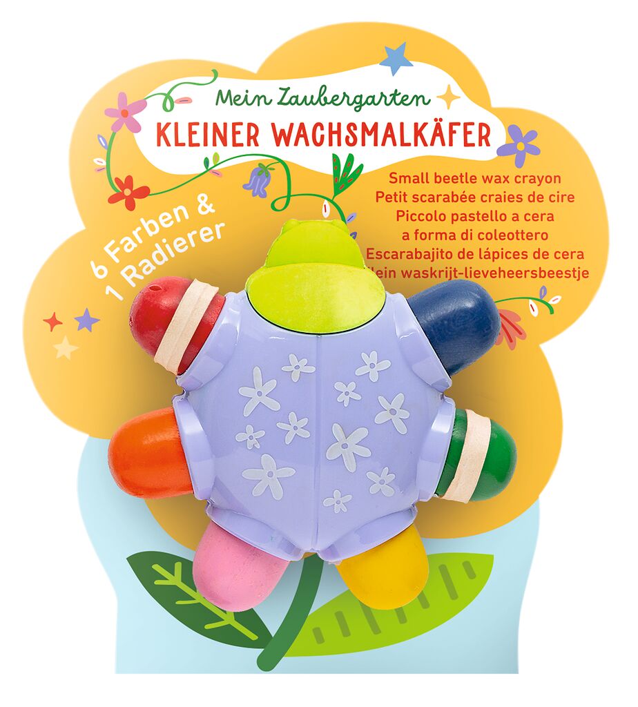 Mein Zaubergarten Kleiner Wachsmalkäfer violett