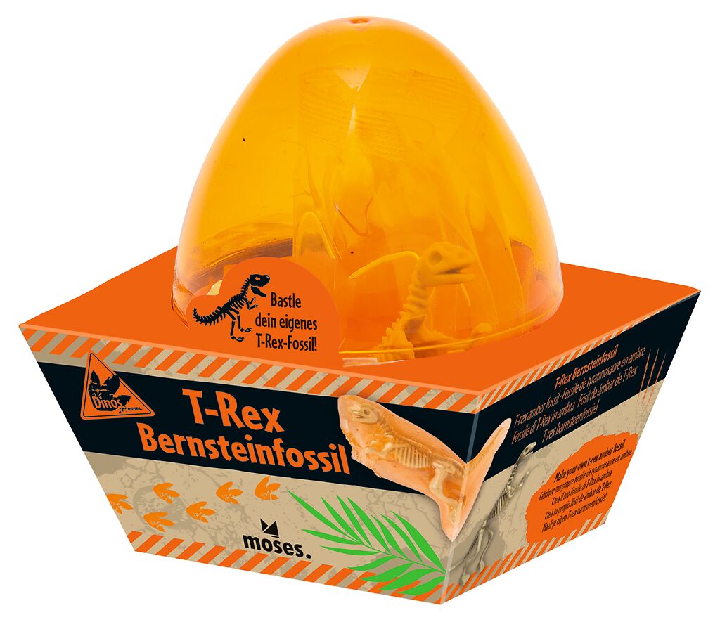 T-Rex Bernsteinfossil