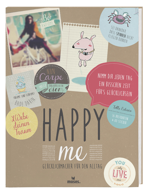 Happy me Glücklichmacher für den Alltag Geschenkbuch Happy me Glücklichmacher für den Alltag Geschenkbuch