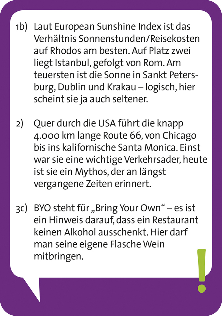 Pocket Quiz - Globetrotter