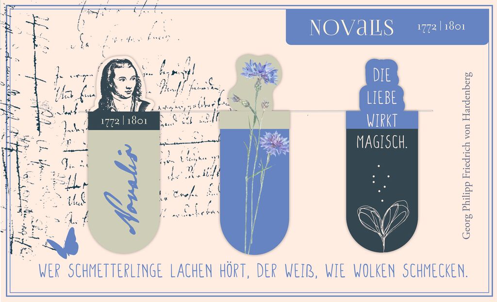 Magnetlesezeichen Novalis