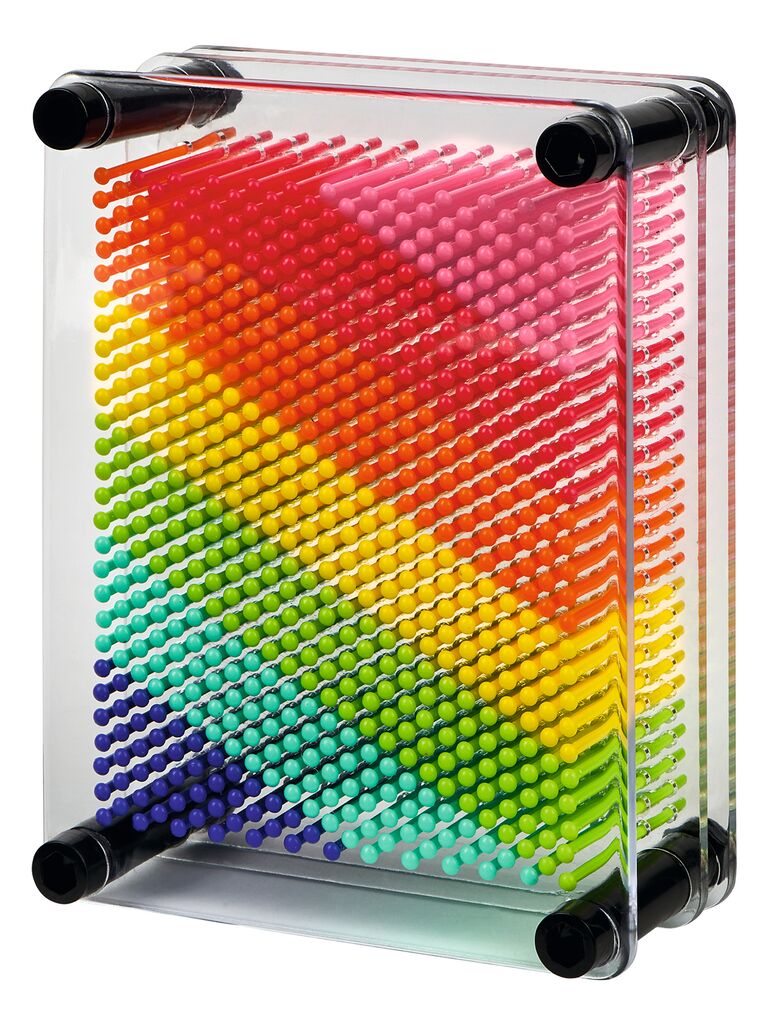 3D-Nagelbilder Regenbogen Pin Art