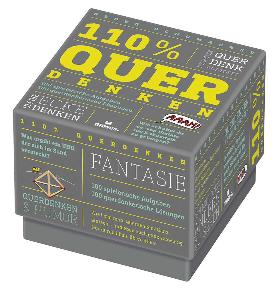 110% Querdenken - Die besten QuerDenkAnstöße 110% Querdenken - Die besten QuerDenkAnstöße