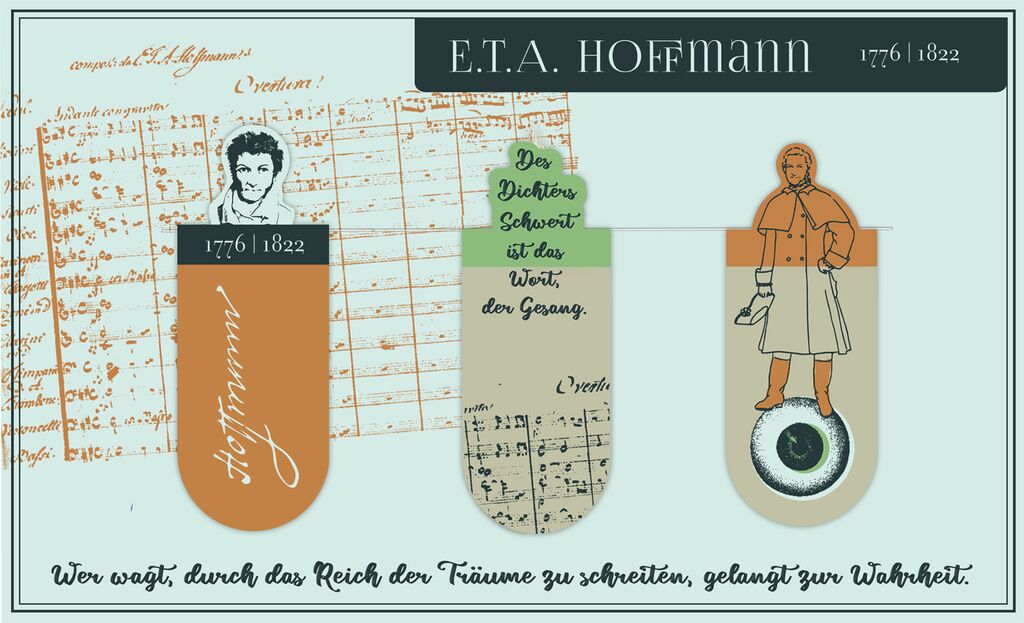 Magnetlesezeichen E.T.A. Hoffmann