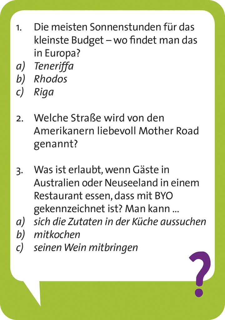 Pocket Quiz - Globetrotter