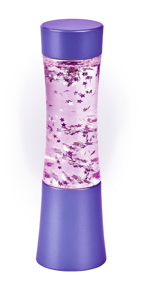 Glitzerlampe violett