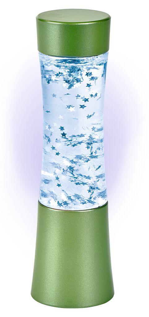 Glitzerlampe grün Glitzerlampe grün