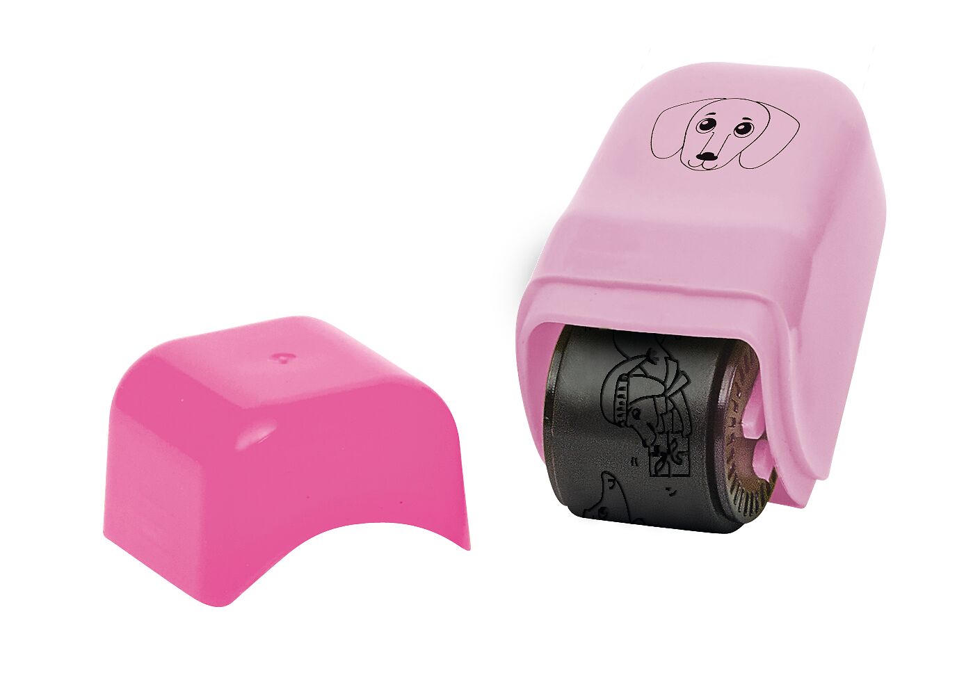 Rollstempel Winterzauber Hund
