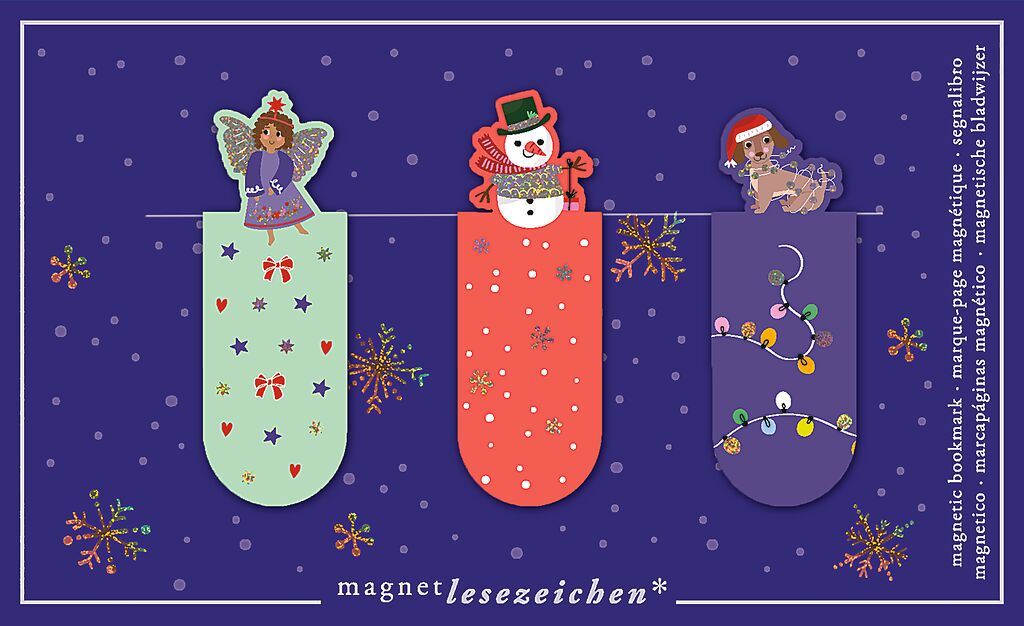 Magnetlesezeichen Weihnachtszauber