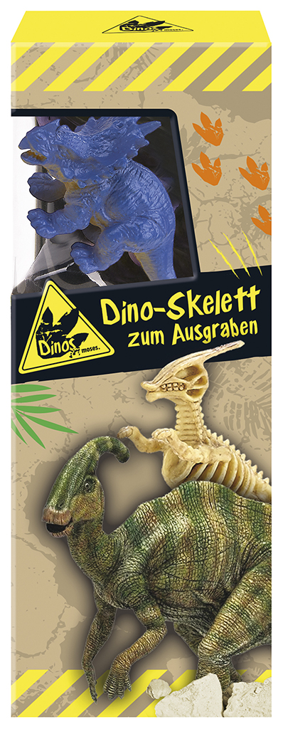 Dino-Skelett zum Ausgraben