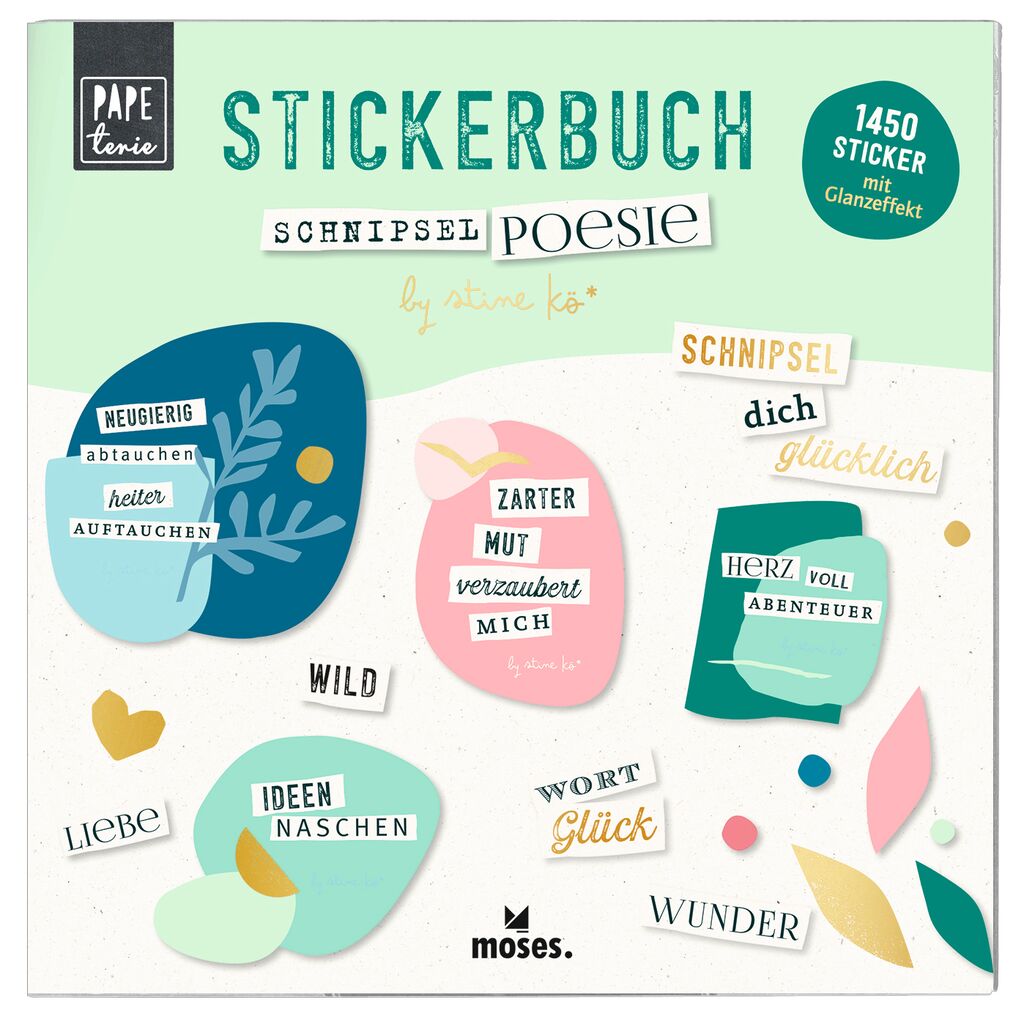 Stickerbuch Schnipselpoesie Stickerbuch Schnipselpoesie