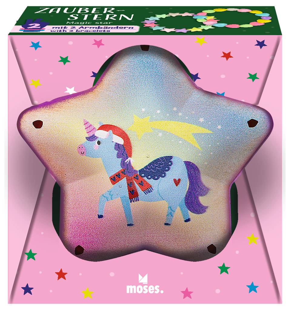 Zauberstern mit Armbänder Einhorn
