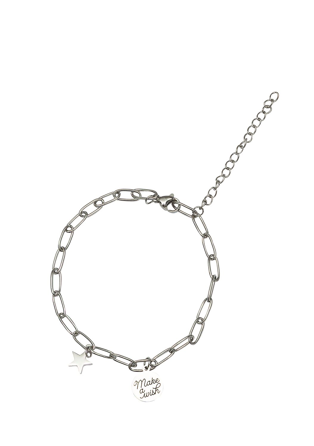 Sternchen-Armband Make a wish silber