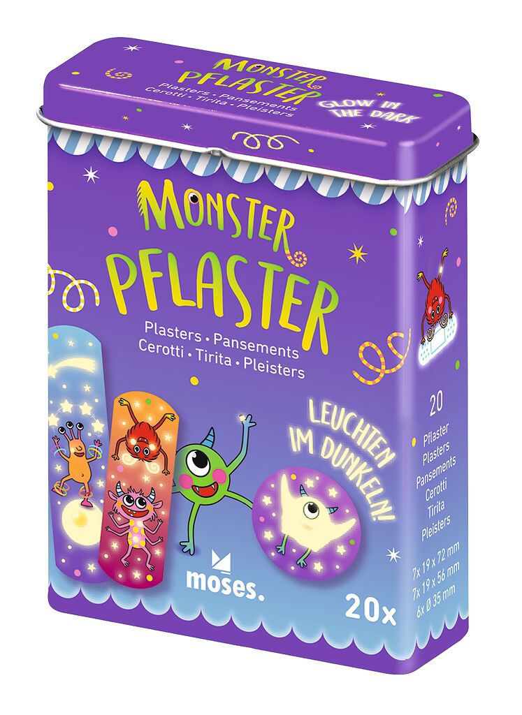 Monster Nachtleuchtende Pflaster
