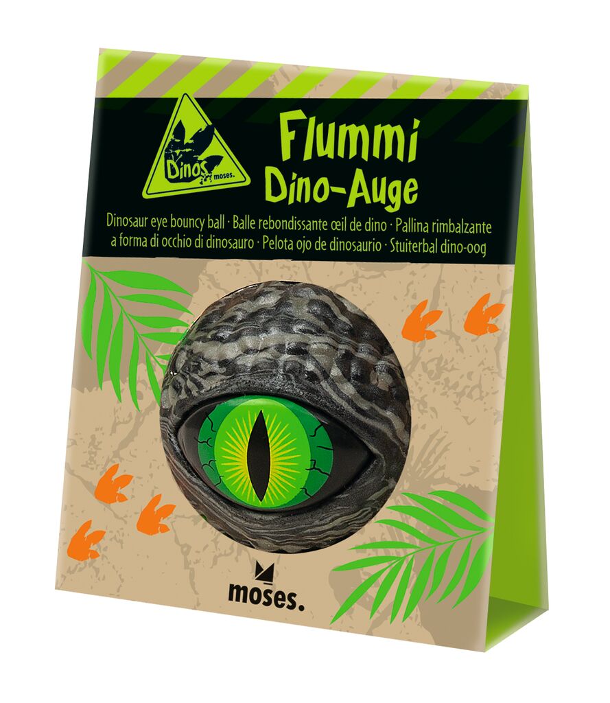 Flummi Dino-Auge grün