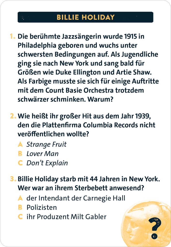 Classic Quiz Große Persönlichkeiten