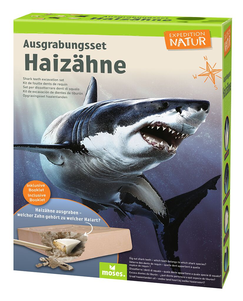 Expedition Natur Ausgrabungsset Haizähne
