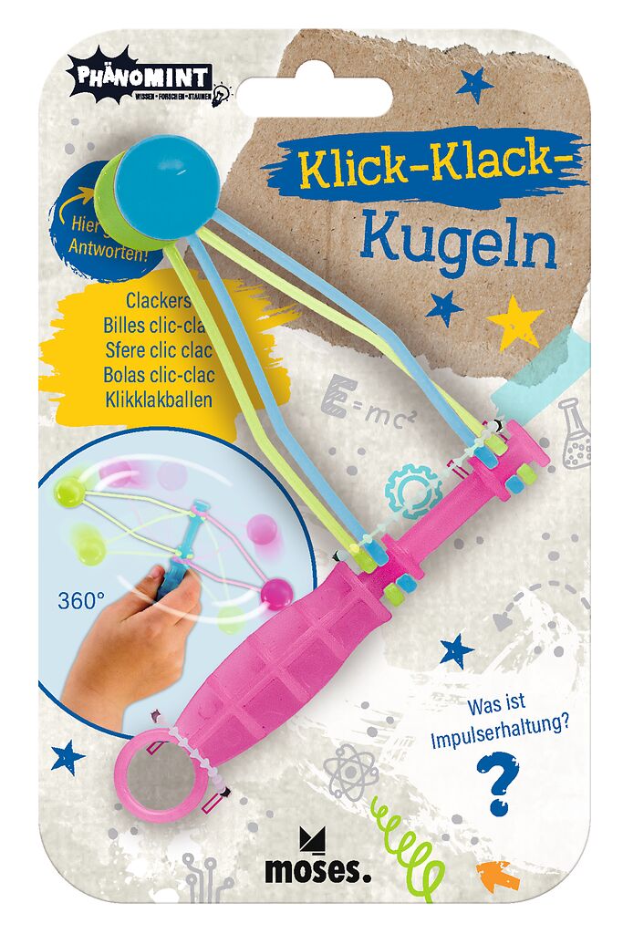 PhänoMINT Klick-Klack-Kugeln pink