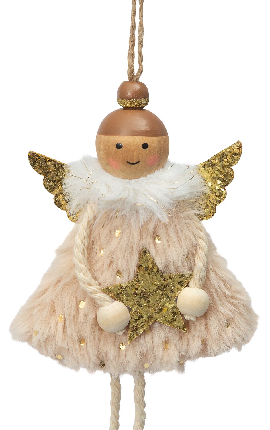 Anhänger Engelchen beige