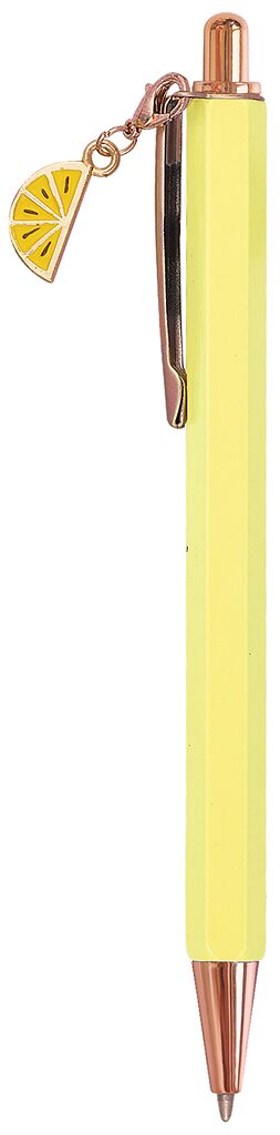 Kugelschreiber Lemon Line hellgelb