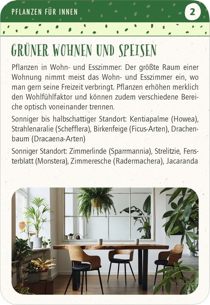 Blatt & Blüte Grüner Wohnen Kartenset