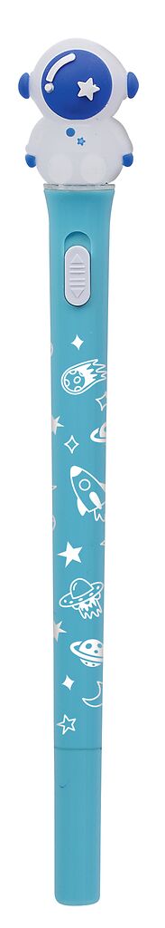 Light-Up Weltraumstift Astronaut blau