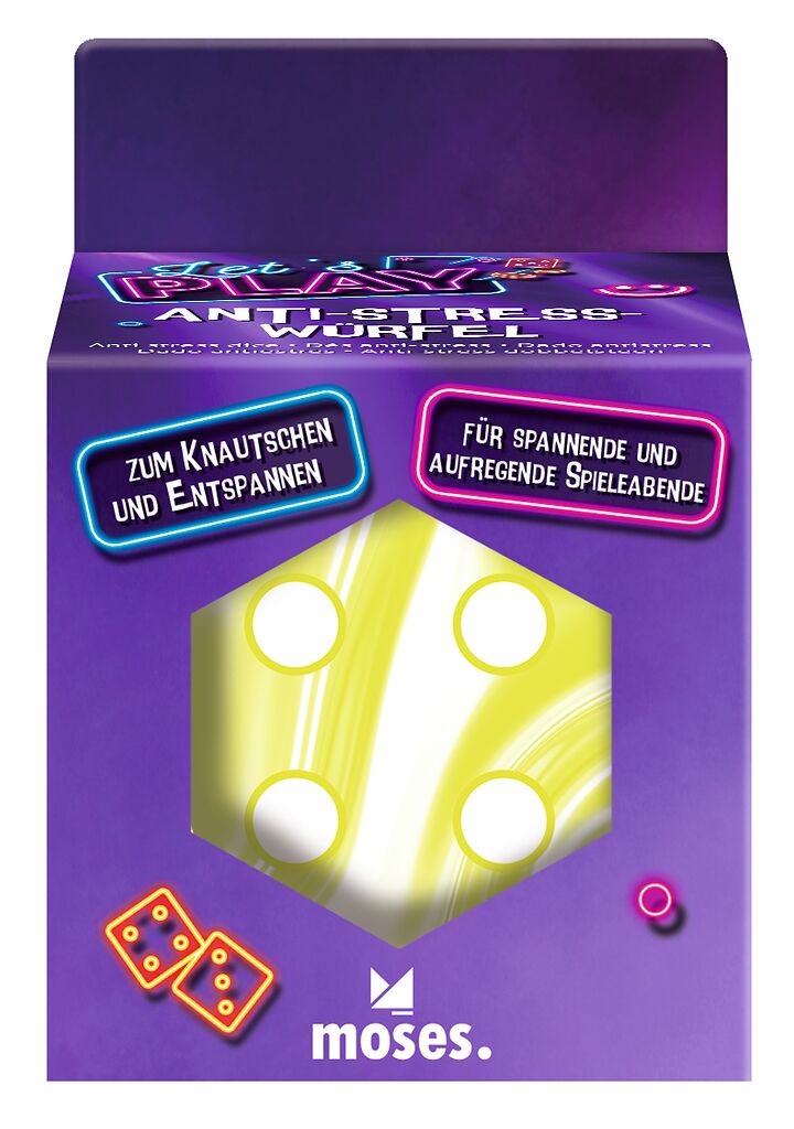 Let's play Anti-Stress-Würfel hellgrün