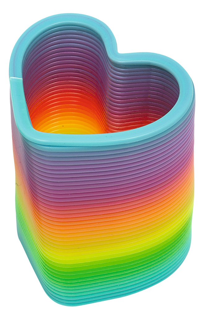 Regenbogen-Spirale Herz