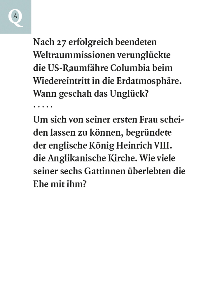 Das große Quiz der Allgemeinbildung Das große Quiz der Allgemeinbildung