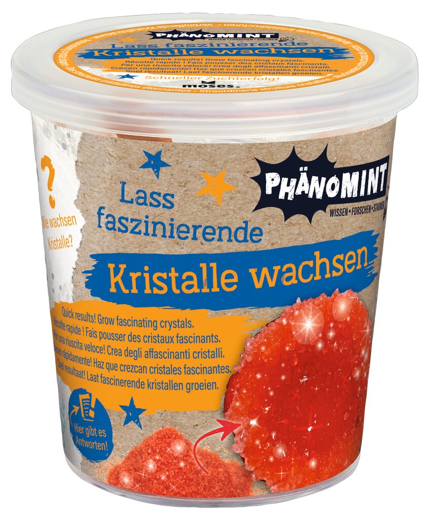 PhänoMINT Kristalle züchten rot