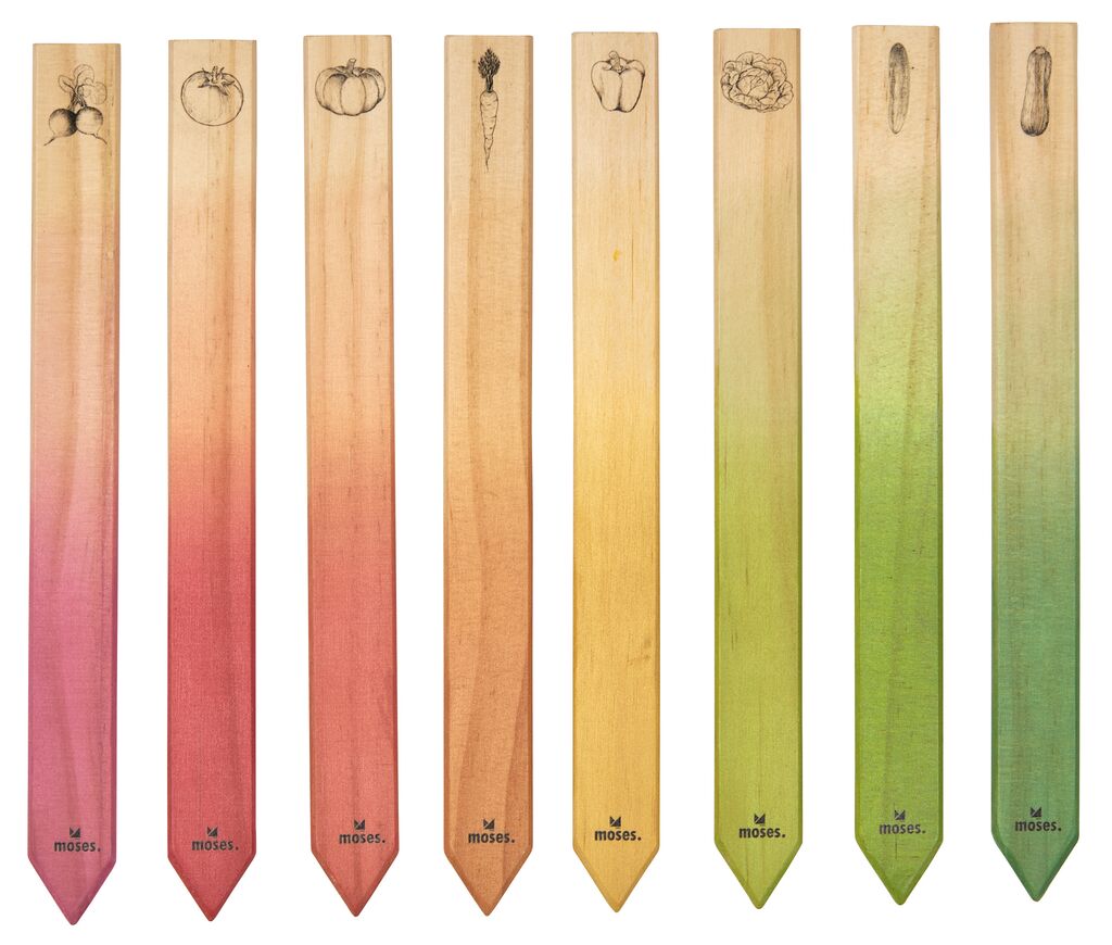 Blatt & Blüte Bunte Gemüsestecker 8er Set Blatt & Blüte Bunte Gemüsestecker 8er Set