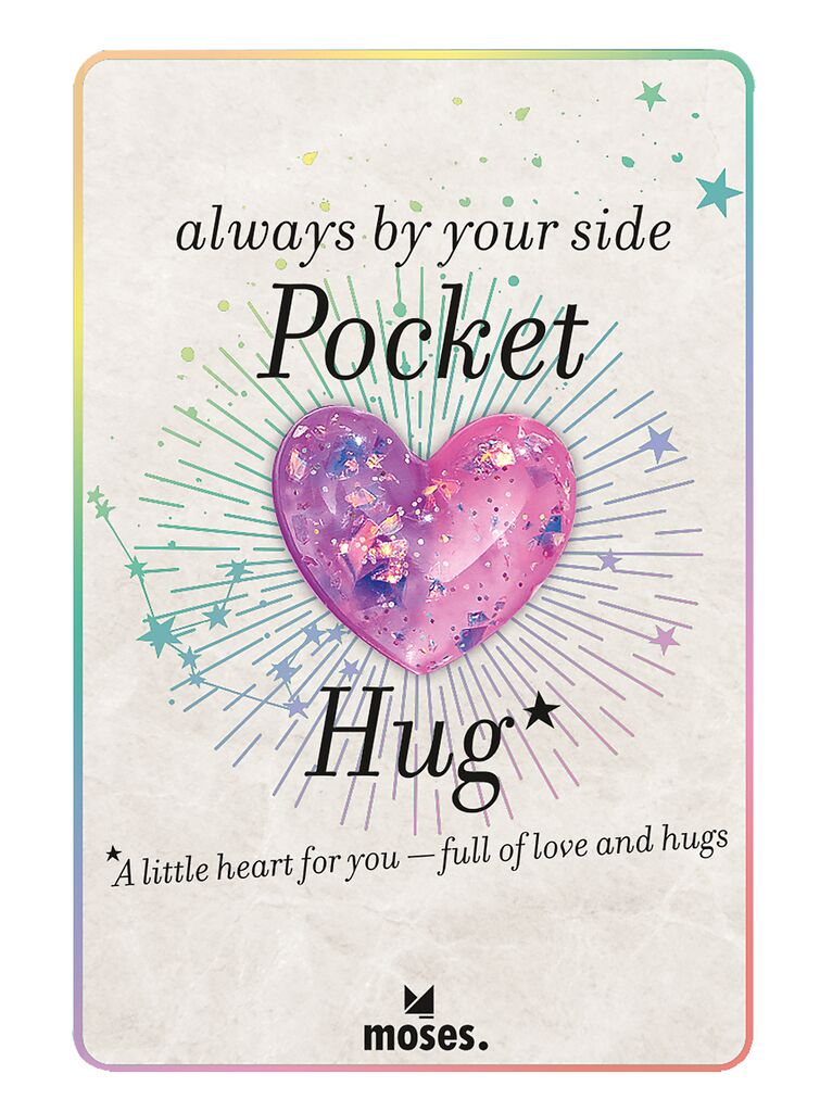 Glücksbringer Pocket Hug violett-rosa