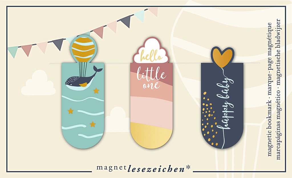 Magnetlesezeichen Hello Baby Magnetlesezeichen Hello Baby