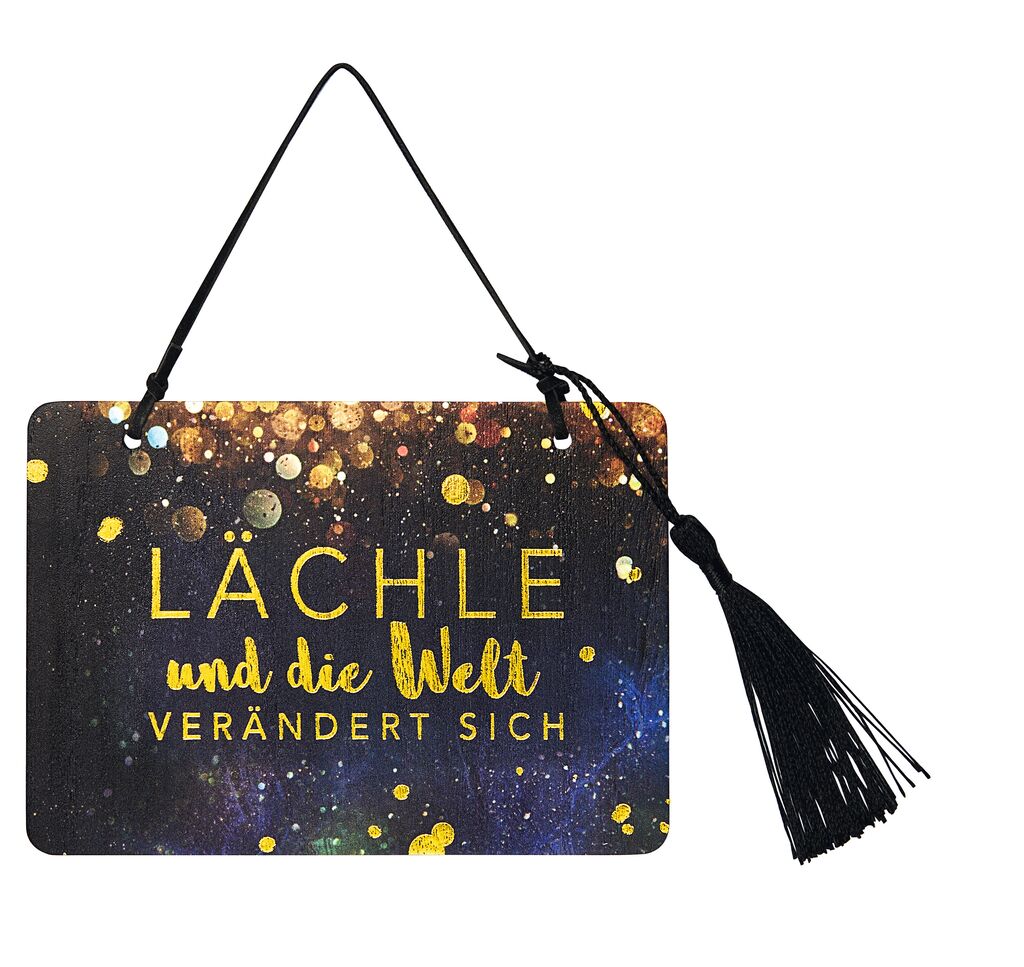 Omm for you Deko-Schild Lächeln