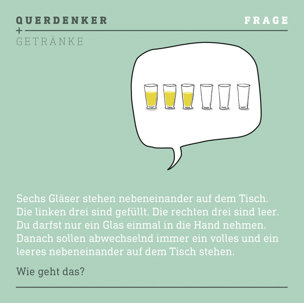 110% Querdenken - Die besten QuerDenkAnstöße 110% Querdenken - Die besten QuerDenkAnstöße