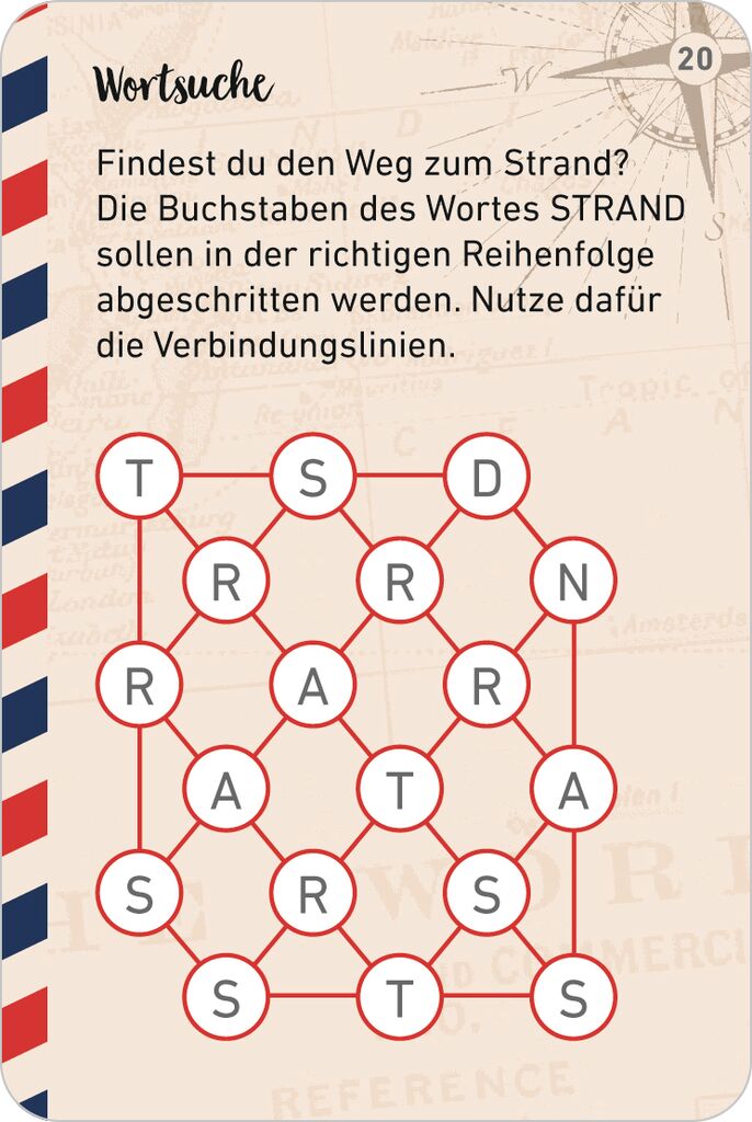 Rätseln, Raten und Relaxen: 75 Karten für Reiselustige