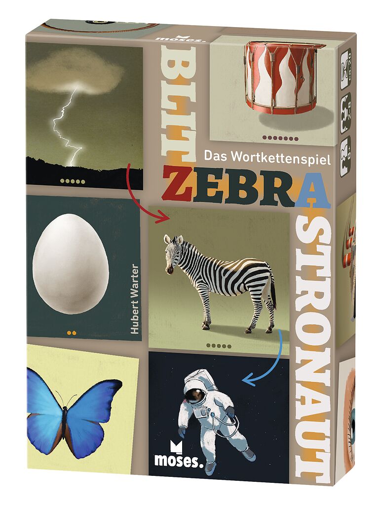 Blitz Zebra Astronaut - Das Wortkettenspiel