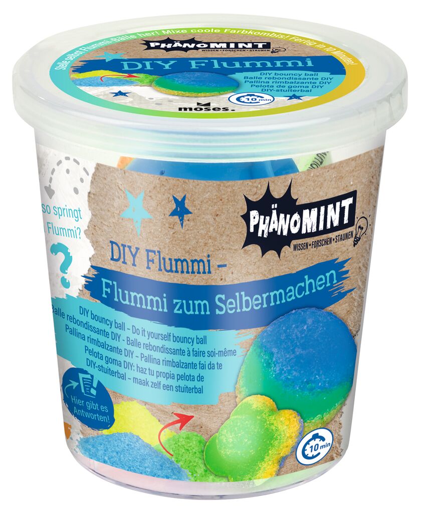 PhänoMINT Flummi selber machen blau