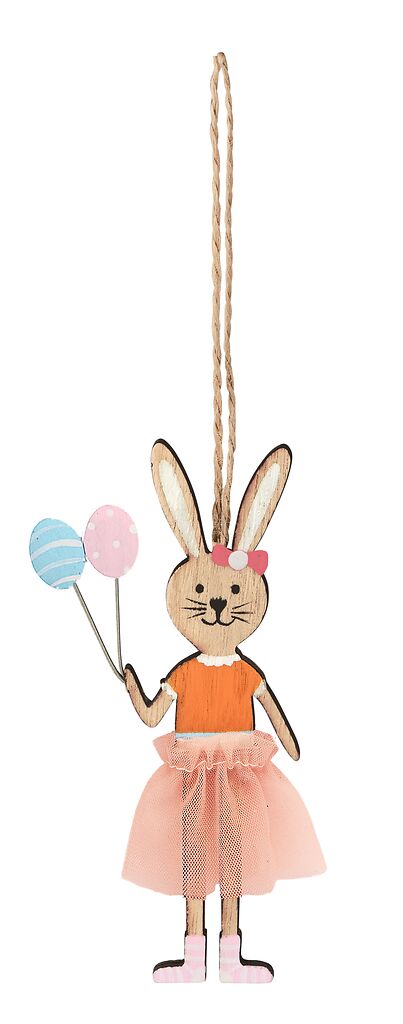 Anhänger Hasenbande orange