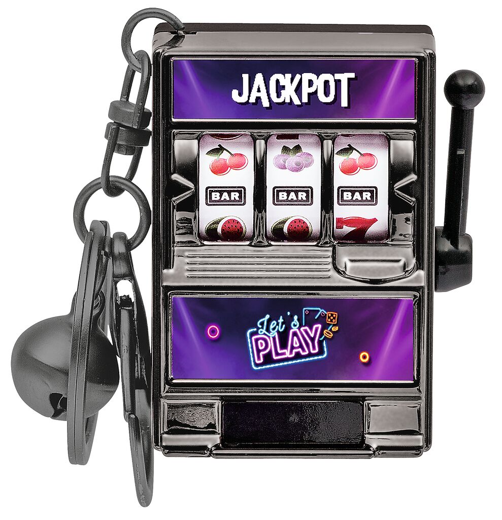 Let's play Schlüsselanhänger Jackpot grau