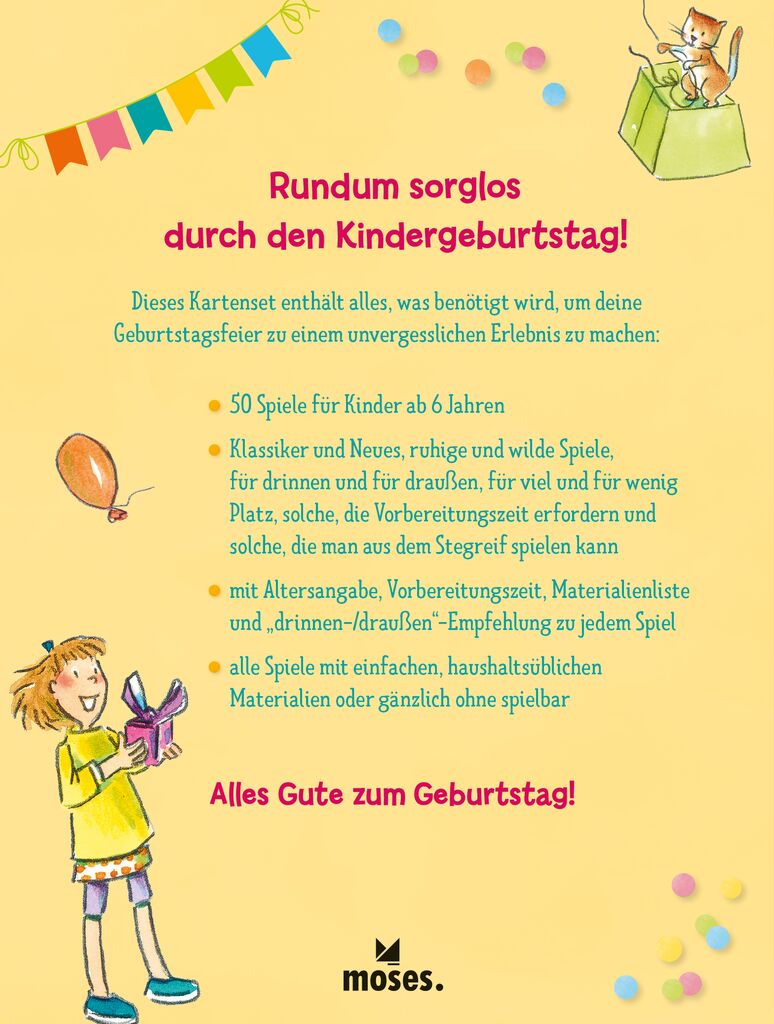 50 Spiele für den Kindergeburtstag im Grundschulalter