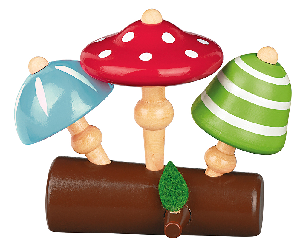 Krabbelkäfer Pilzkreisel-Set