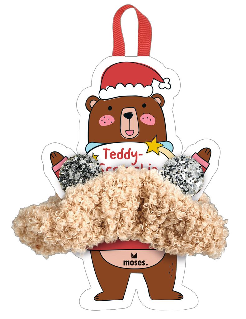 Teddy-Scrunchie Sternenstaub beige Teddy-Scrunchie Sternenstaub beige